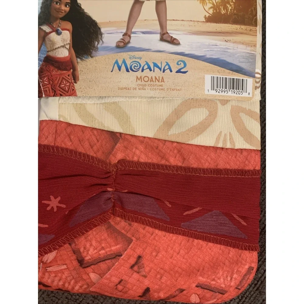 NEW Disney Moana 2 Classic Adventure Girl Halloween Costume‎ Size: S (6/6X) - Picture 5 of 12